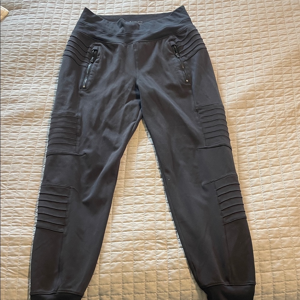 Athleta Black Venice Moto Jogger